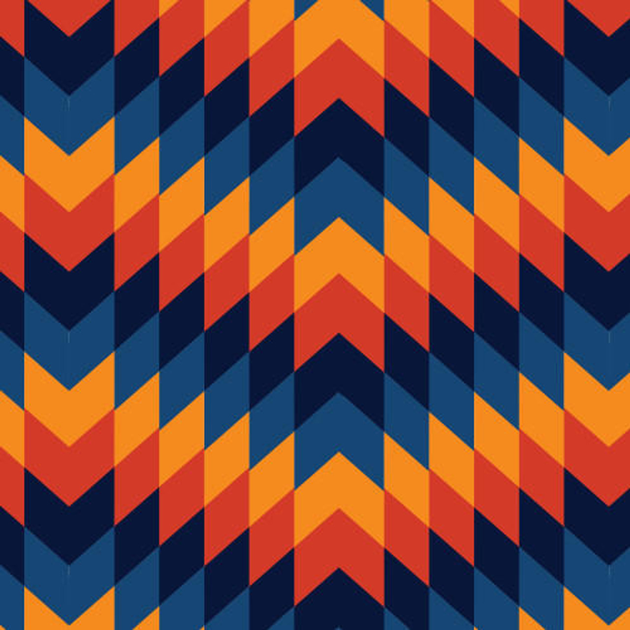 ZigZag Blue/Red - HTV Pattern