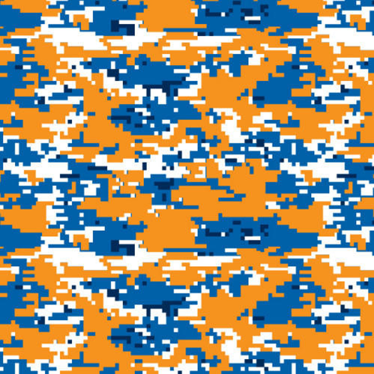 Fatigue Military Orange Blue - HTV Pattern