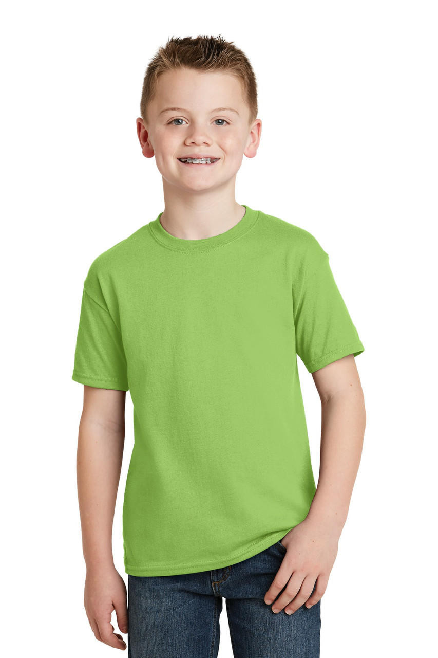 Hanes Youth EcoSmart 50/50 Cotton & Polyester T-Shirt