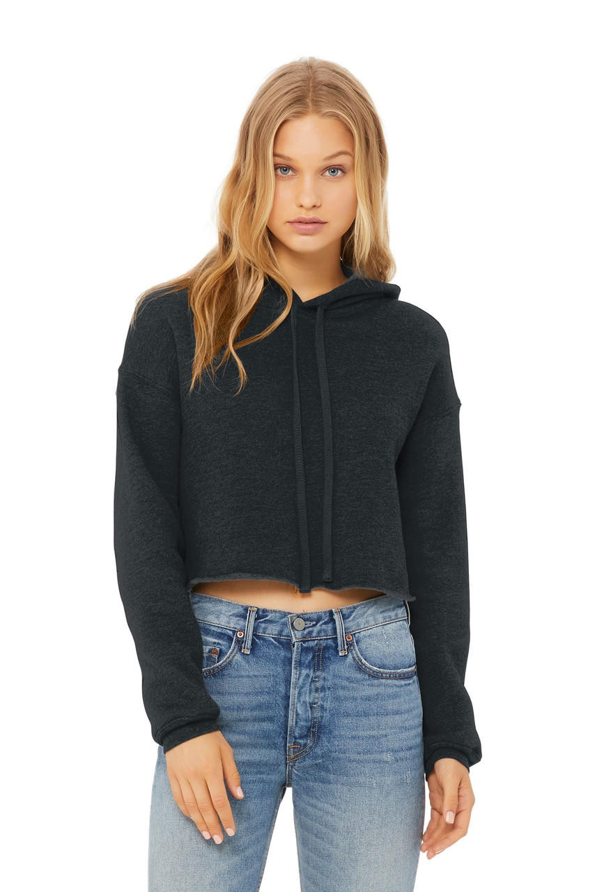 Cropped 2025 fuzzy hoodie