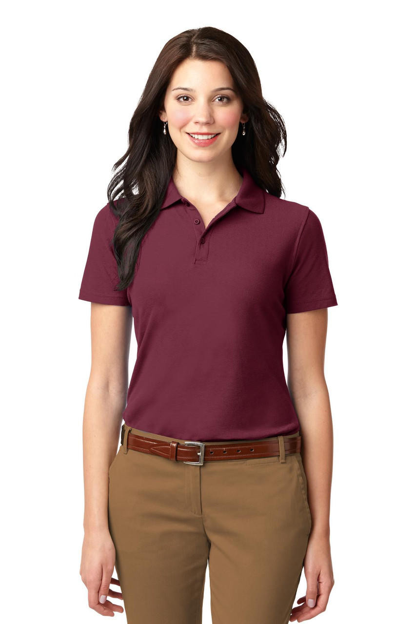 Port Authority® Ladies Stain-Resistant Polo - Heat Transfer Warehouse
