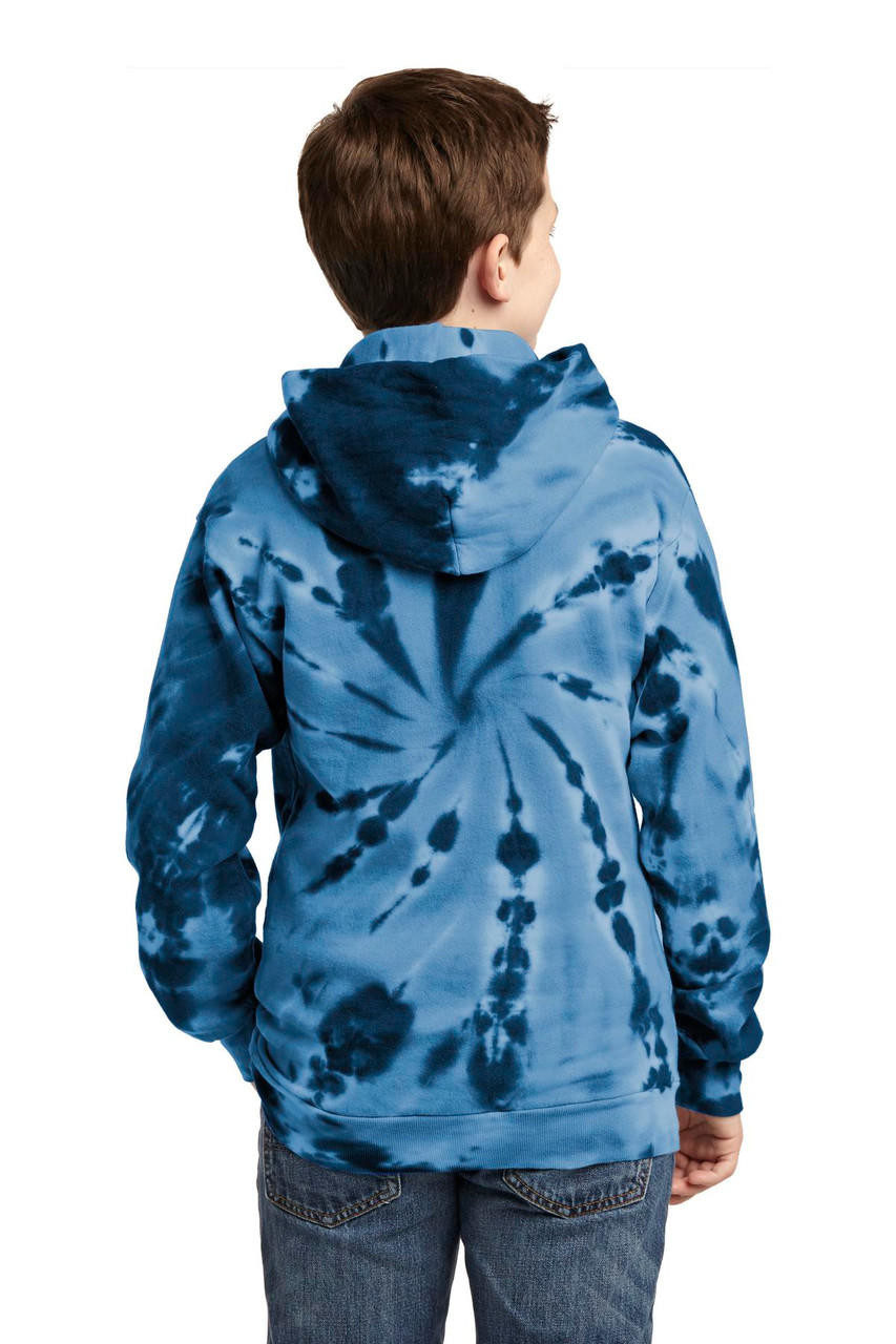 Port & Company Youth Tie-Dye Pullover Hooded Sweatshirt