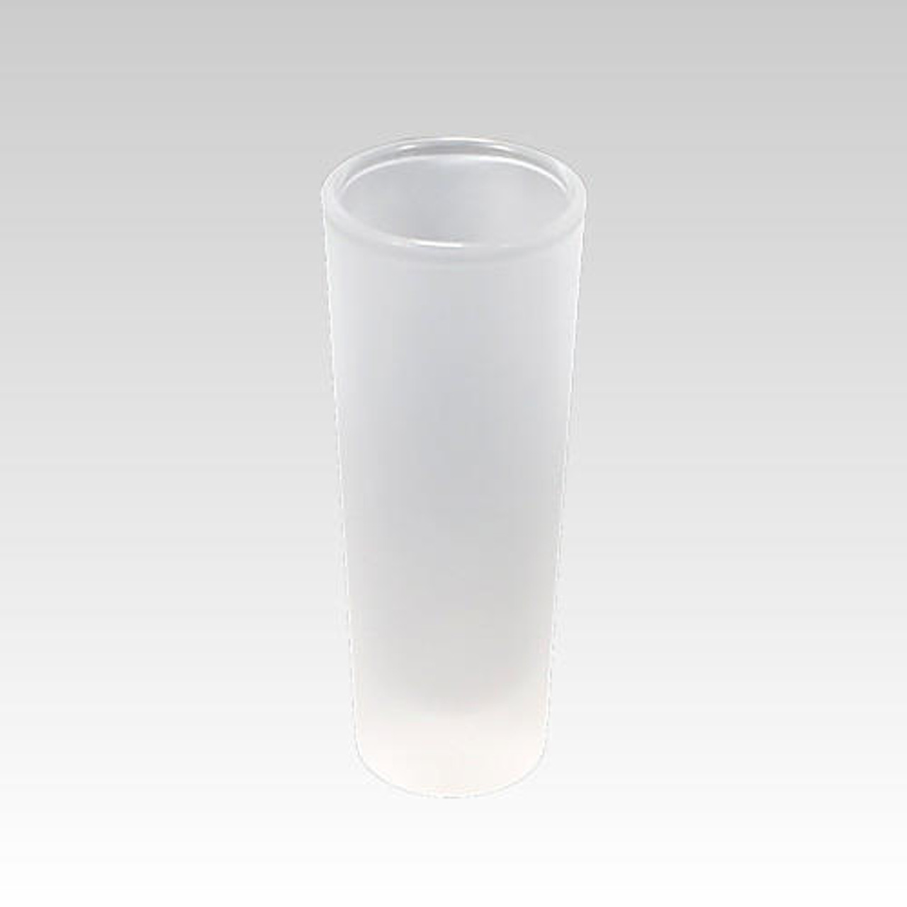 SFS Blank 12 Pieces Blank Sublimation Shot Glasses 1.5 Ounces Frosted Heat Thermal Transfer Coating Dye