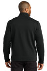 9.7-ounce cotton/polyester fleece jacket featuring metal zippers for a sophisticated style.
