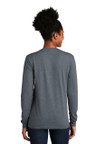 Lightweight 4.3-ounce long sleeve shirt with side seaming for added structure.