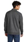 Drive Fleece pullover featuring rib knit cuffs, cadet collar, and raglan sleeves.
