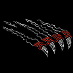 Claw scratch rhinestone transfer GIF