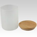 WALABlanks Sublimation Candle Jar W/ Bamboo lid  