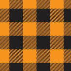  SISER1044 - Buffalo Plaid Orange 1" 