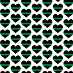  SISER1169 - Military Stripe Heart 