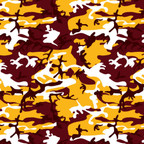  SISER1198 - Army Camo Maroon 