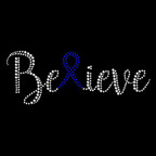 Believe Ribbon Blue