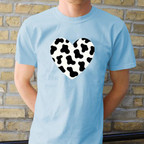  Cow Print Heart SVG 