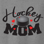 WALAStock Hockey Mom with Hearts Black 