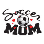 WALAStock Soccer Mom with Hearts Black 