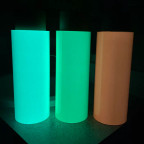 Glow-in-the-dark puff heat transfer vinyl, easy to weed and apply with a textured, dimensional feel