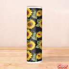 Heat Transfer Warehouse SISER1589 - Sunflower Field on Black 