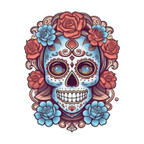 WALAStock Lady Sugar Skull 