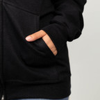 WALAKustom Rhinestone Full-Zip Hooded Sweatshirt 