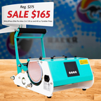 WALAPress 2 in 1 30oz and 40oz Tumbler Heat Press on sale for $165 sitting on table