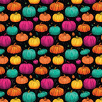 Heat Transfer Warehouse Colorful Pumpkins HTV 