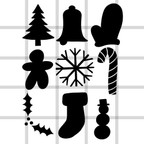  Christmas Shapes SVG 