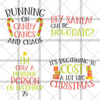  Funny Christmas SVG File Bundle 