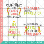  Funny Christmas SVG File Bundle 