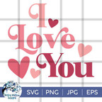 I Love You SVG File 