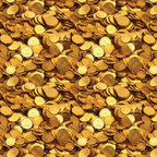 Heat Transfer Warehouse Gold Coins HTV 