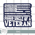  Proud Uncle of a Veteran SVG File 