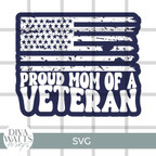  Proud Mom of a Veteran SVG File 