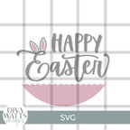  Happy Easter Ears SVG File 