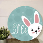  Hi Bunny Blue SVG File 