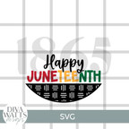  Happy Juneteenth SVG File 