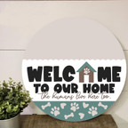  Welcome to Our Home Pets SVG File 
