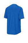 1/2-zip short sleeve jacket with snag-resistant, moisture-wicking material