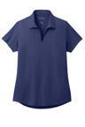 Women's moisture-wicking City Stretch polo with snag and odor resistance