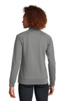 Tag-free women's jacket designed for active, comfortable wear