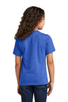 Soft and durable Port & Company® Youth Tri-Blend Tee with rib knit neck