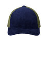 Breathable Spacecraft Conway cap with corduroy front and mesh back for comfort and ventilation