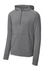 Sport-Tek Sport-Wick Stretch 1/2-Zip Hoodie in poly/spandex blend