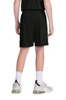 Competitor United youth shorts featuring contrast colorblocking on the side