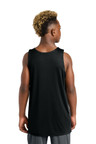 Sport-Tek youth tank with double-layer construction for easy decoration