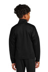 Sport-Tek® Youth Travel Full-Zip Jacket back view