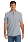 6.5-ounce, 100% ring spun cotton polo for a durable, comfortable fit.