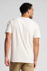 Jerzee Combed Ring Spun Unisex Tee model back view
