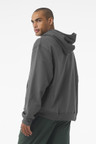 BELLA+CANVAS® Heavyweight Pullover Hoodie Rear side angle