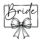 Bridal Party Rectangle Sublimation Transfers