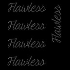 Elegant script rhinestone heat transfer for apparel